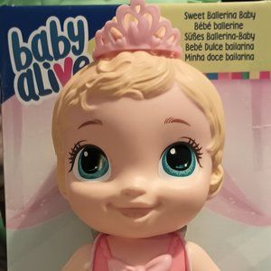 Baby Alive Sweet Ballerina Baby Doll, Ballet Doll, Tutu Skirt, Tiara